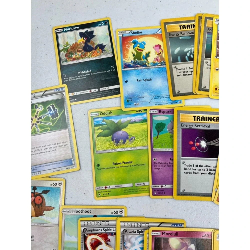 Lot of 58 Pokemon TCG Energy Retrieval Sandshrew All Species‎ Trading Card Game